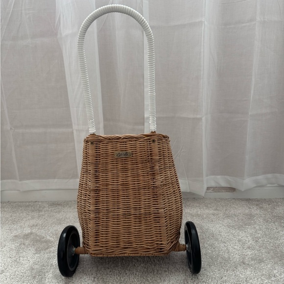LUGGY WHEELED RATTAN BASKET - Picture 6 of 9